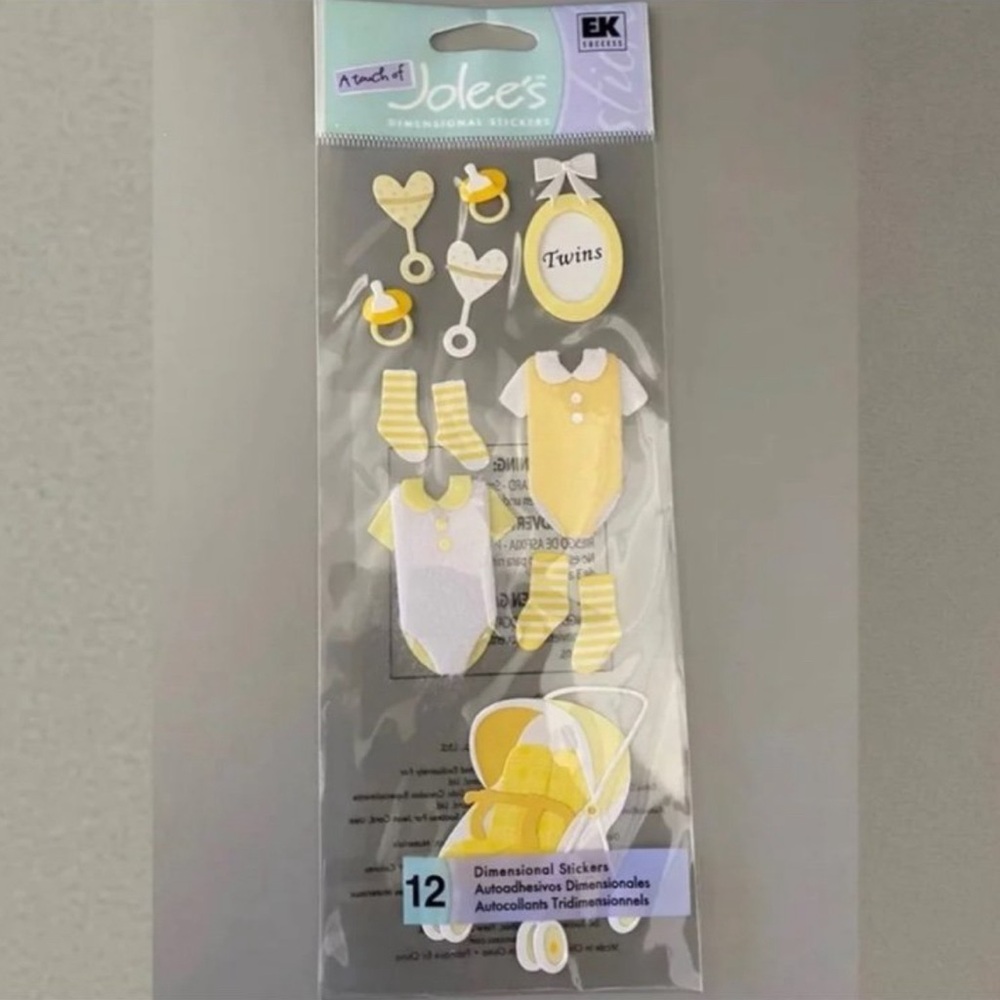 💞 New JoLee’s Twin Dimensional Scrapbook Stickers